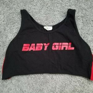 "BABY GIRL" Crop Top